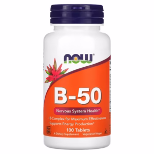 now foods, b50, 100 таблеток