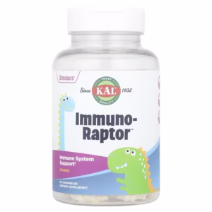 kal, dinosaurs®, immuno raptor™, апельсин, 60 жувальних таблеток