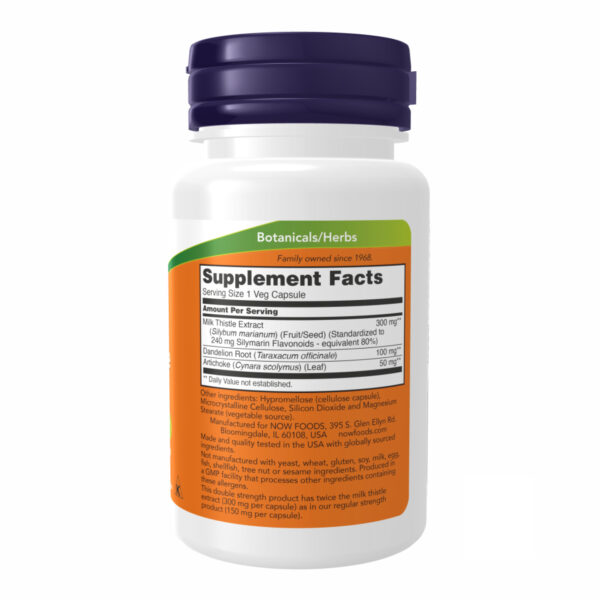 silymarin milk thistle extract 300 mg 50 veg caps