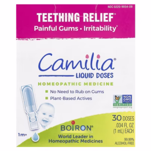 boiron, camilia®, засіб для заспокоєння під час прорізування зубів, для дітей віком від 1 місяця, 30 доз по 1 мл