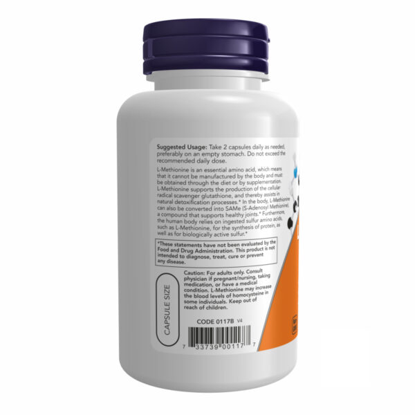 l methionine 500mg 100 caps