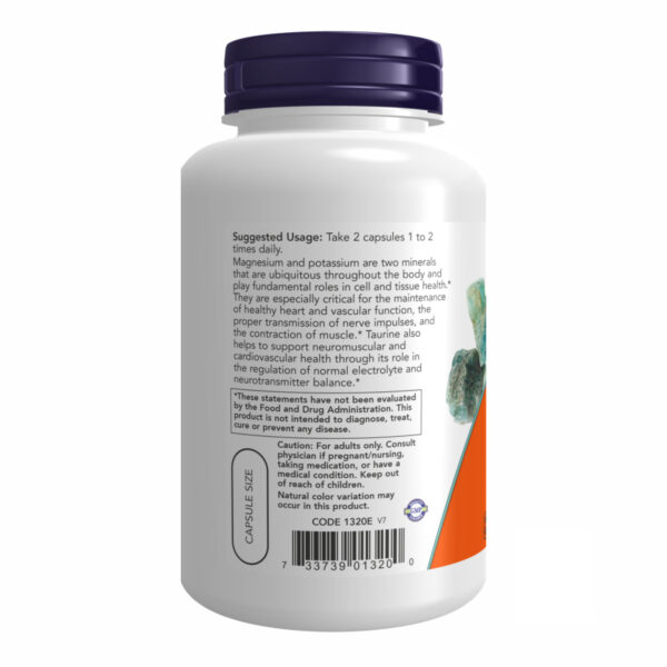 magnesium & potassium aspartate 120 vcaps