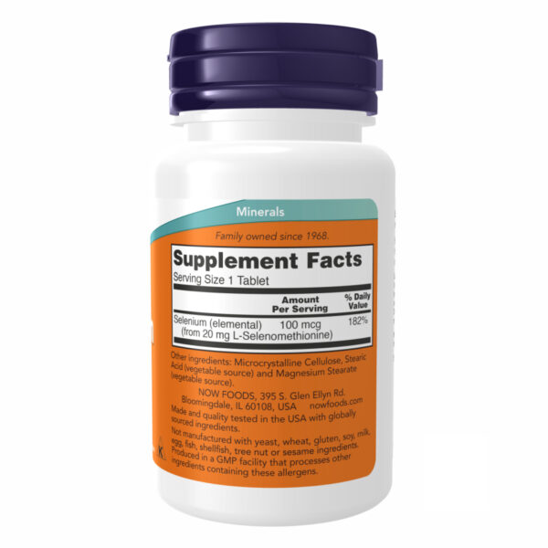 selenium 100mcg 250 tabs