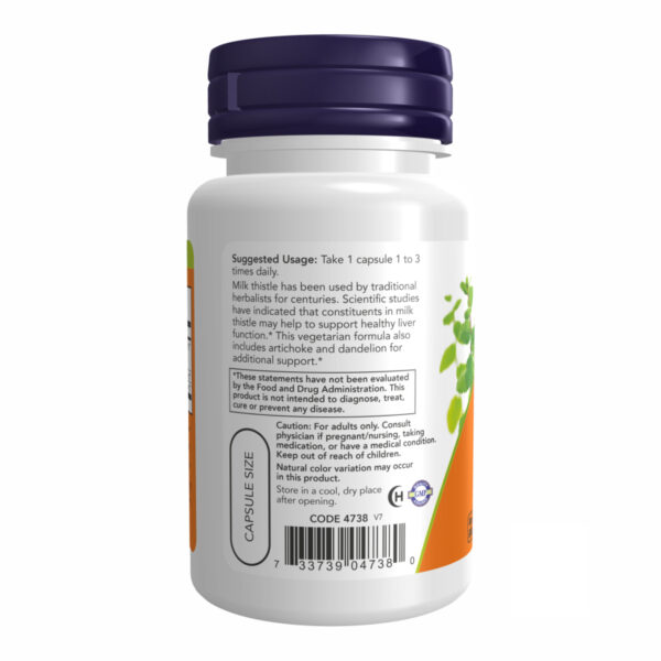 silymarin milk thistle extract 300 mg 50 veg caps