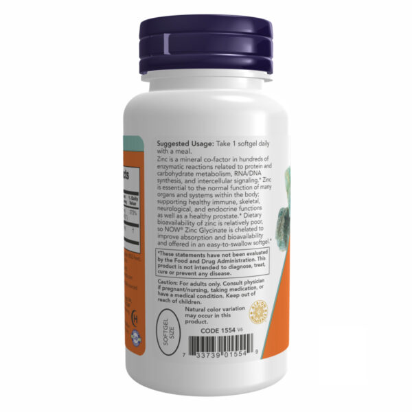 zinc glycinate 30mg 120 sgels